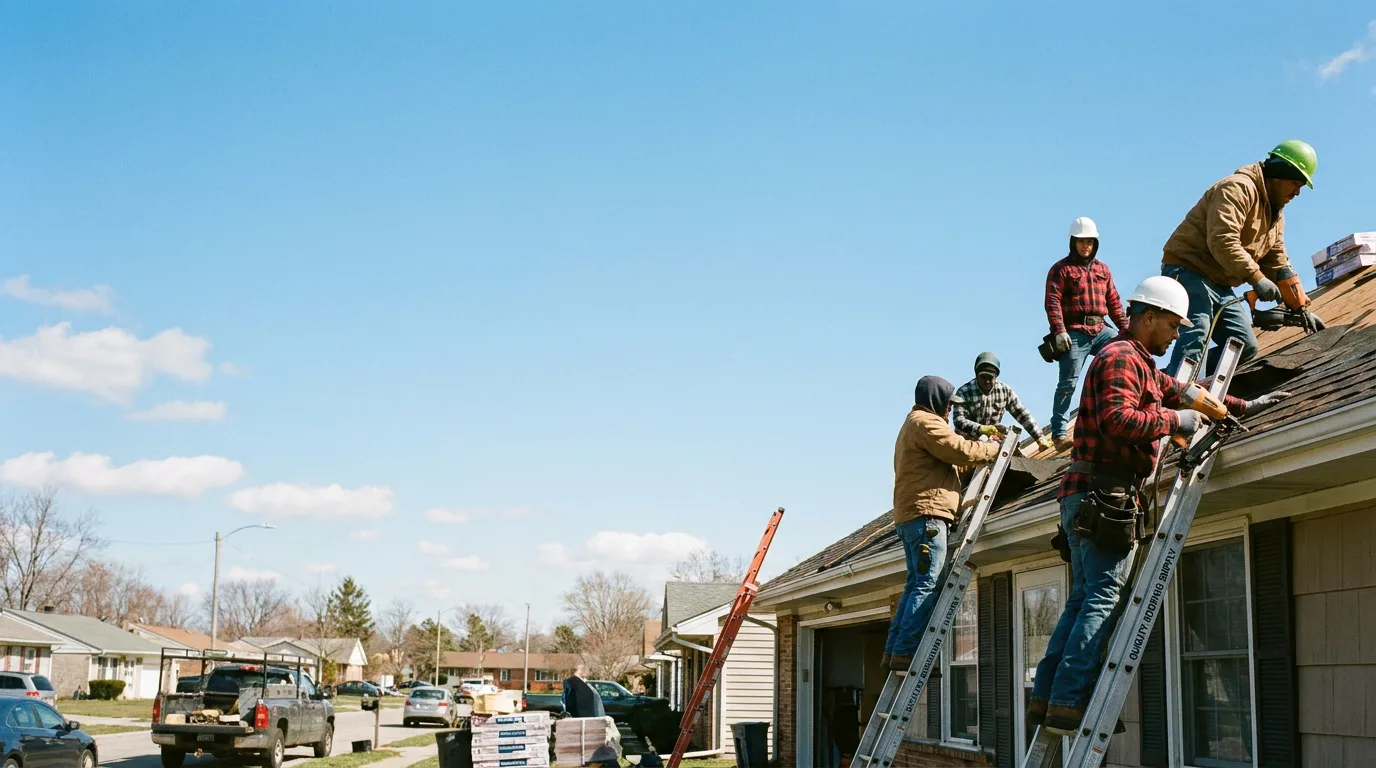 Roofing in Burnt Prairie, IL near me